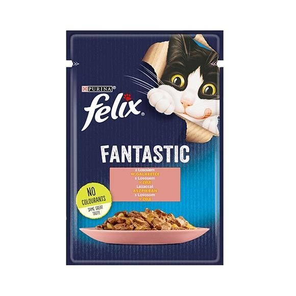 Nourriture humide pour chats - FELIX - Saumon - Adulte - 85 g