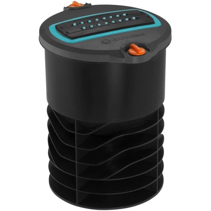 Kit arroseur oscillant escamotable OS140 - GARDENA - Surface 140m² - Portée 15m max - Arrosage recta