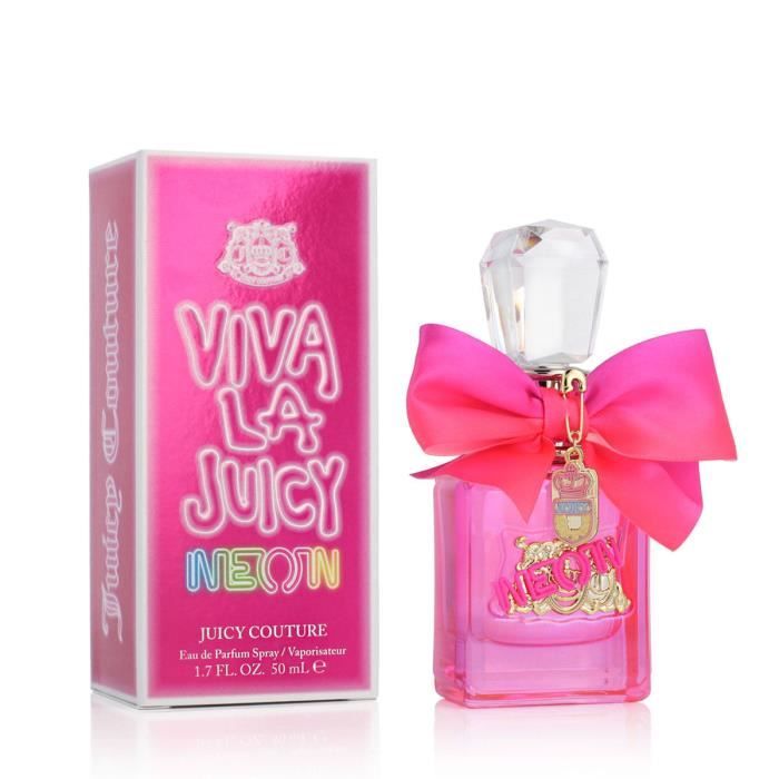 Parfum Femme - JUICY COUTURE - Viva La Juicy Neon - EDP 50 ml - Parfum Floral Fruité - Idéal pour les soirées