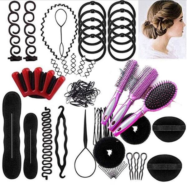 Accessoires de Coiffure, Hair Styling Accessories Kit Mode