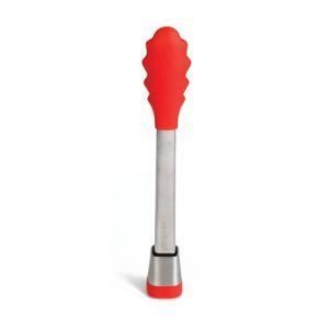 PINCE EXPRESS 28 CM SILICONE / INOX ROUGE - MASTRAD