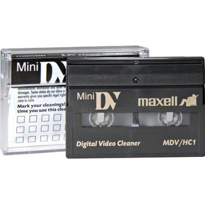 Cassette de nettoyage Mini DV Maxell