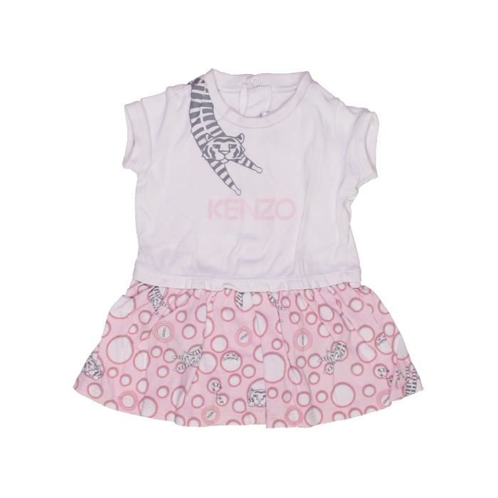 Robe Bebe Fille Kenzo 9 Mois Blanc Ete Blanc Cdiscount Pret A Porter