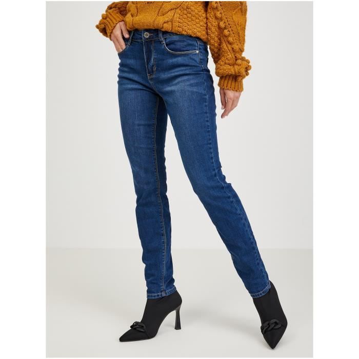 Jeans femme bleu fonc Slim Fit ORSAY Bleu XS Bleu Cdiscount