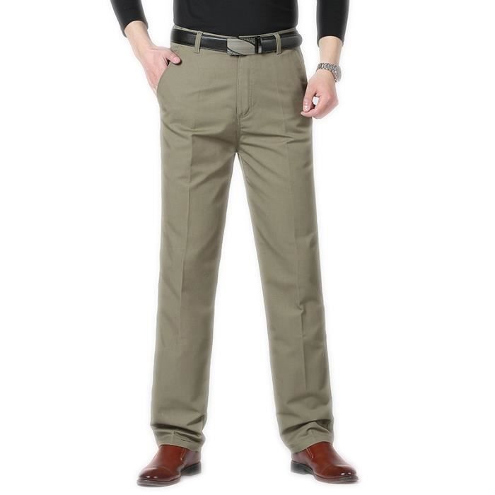 Pantalons Hommes de Marque Casual Pantalon Homme Cargo Pantalon homme Pantalons Homme Taille haute droite
