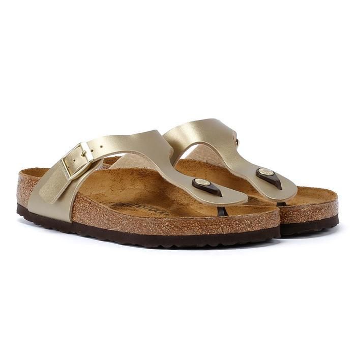 Birkenstock Mules Sabots Gizeh Gold Femme Cdiscount Sport