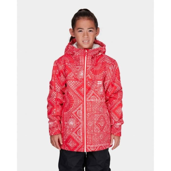 BILLABONG junior Blouson ski rose 10 ans Rouge Filles