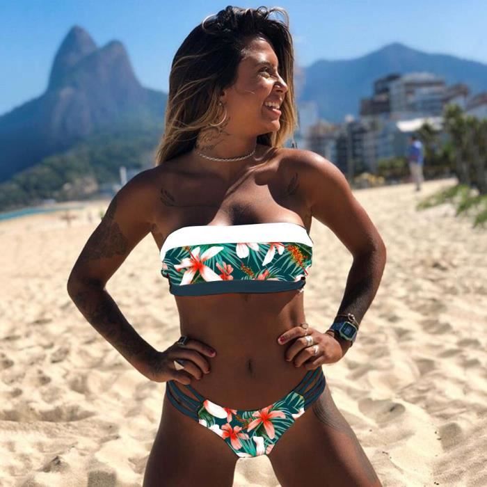 MAILLOT DE BAIN Bandeau Bikini ensemble 2020 br silien Bikinis
