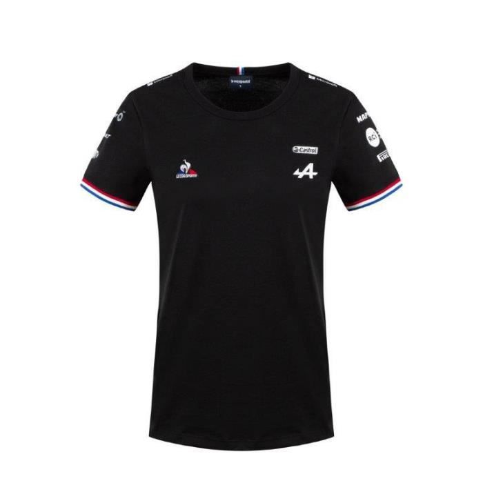 T-shirt femme Le Coq Sportif Alpine F1 2021/22 - noir