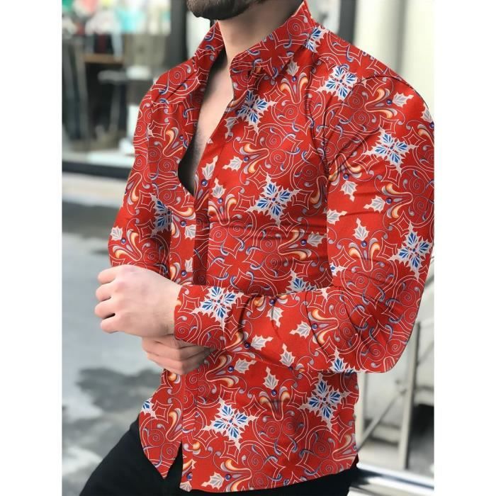 Chemise Cardigan a manches longues et col rabattu pour homme chemisier de luxe hawaien a boutons vente en gros 2021 GRAY E57859 Blanc Cdiscount Pret a Porter