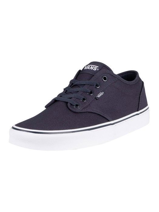 Vans Pour des hommes Atwood Toile Trainers Bleu Bleu Cdiscount