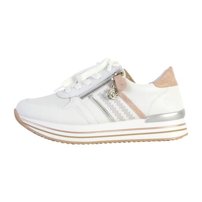Basket Cuir Remonte Blanc Cdiscount Chaussures