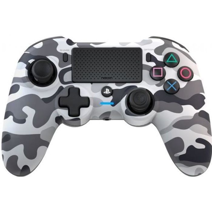 Manette de jeu - NACON - Nacon Assymetrique - Camo Grey - Sans fil - Vibration - PS4/PS5