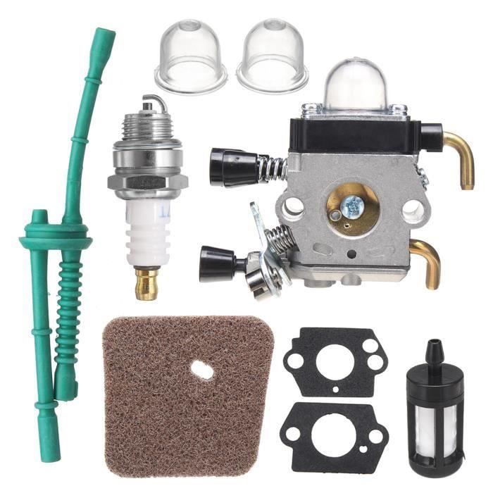 NEUFU Carburateur Avec Filtre à Air Tuyau d'Essence pour Débroussailleuse STIHL FS38 FS45 FS46 FS55 KM55 FS85