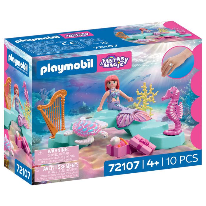Playmobil Fantasy & Magic 72107 Buffet de mariage des sirènes - vue 2