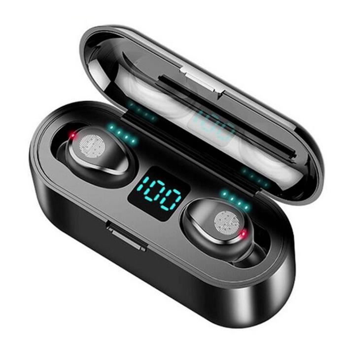 Écouteurs Sans Fil Bluetooth 5.0 OwnHealer Y19 - Antibruit, IPX5 - Blanc (Neuf)