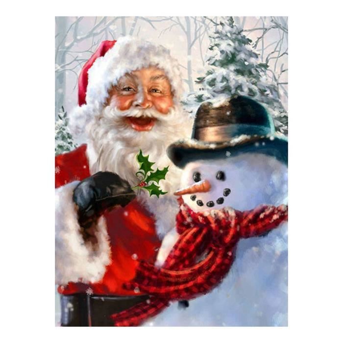 5d Bricolage La Peinture Au Diamant Decoration Image De Strass Tour Complet Broderie Diamant Pere Noel Bonhomme De Neige Achat Vente Objet Decoration Murale Bientot Le Black Friday Cdiscount