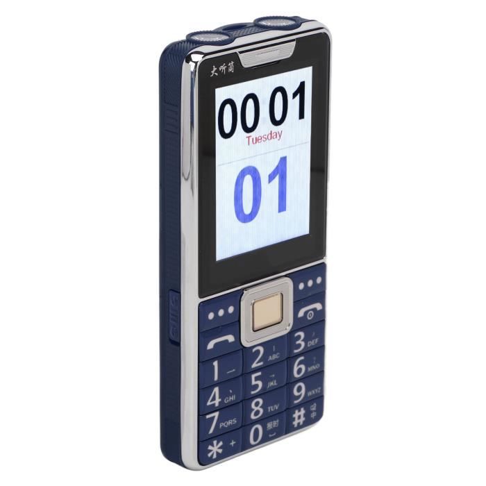 Téléphone Portable 4G Senior Uleway – Double SIM, Débloqué, Écran LCD, Batteries Incluses