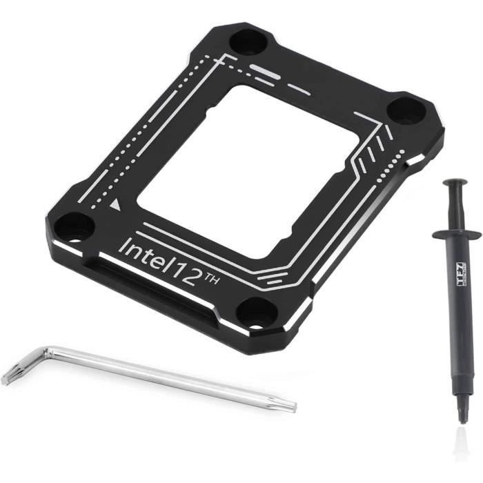 Thermal Grizzly - Cadre de contact CPU Intel 1700 LT - pour une pression de contact optimisée du processeur pour améliorer les performances de refroidissement
