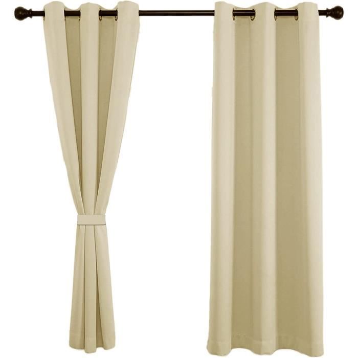 Cache Rideau Polyster Sichtschutz Rideau Insonorisant, Rideau Polyester, Isolant Thermique ...