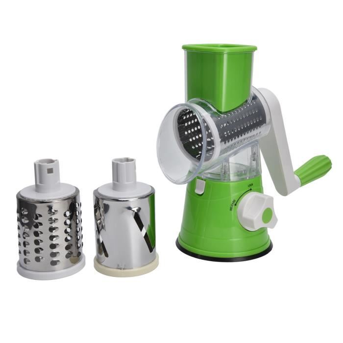 Râpe à Fromage Rotative En Inox - Broyeur Manuel Pour Râper Fromage, Chocolat, Noix - Gadget De Cuisine Pratique Et Sûr