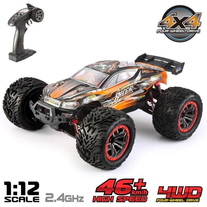 Vatos RC Voiture T l command e 1 12 4WD 2 4 GHz 46km h RC