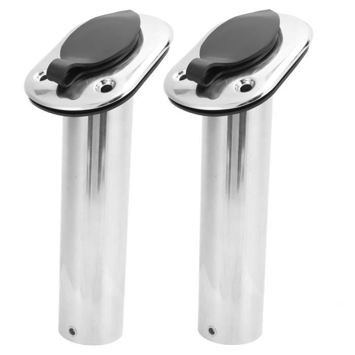 VBESTLIFE Portecanne à pêche pour bateau 2 pièces support de canne à pêche pour bateau 9 pouces