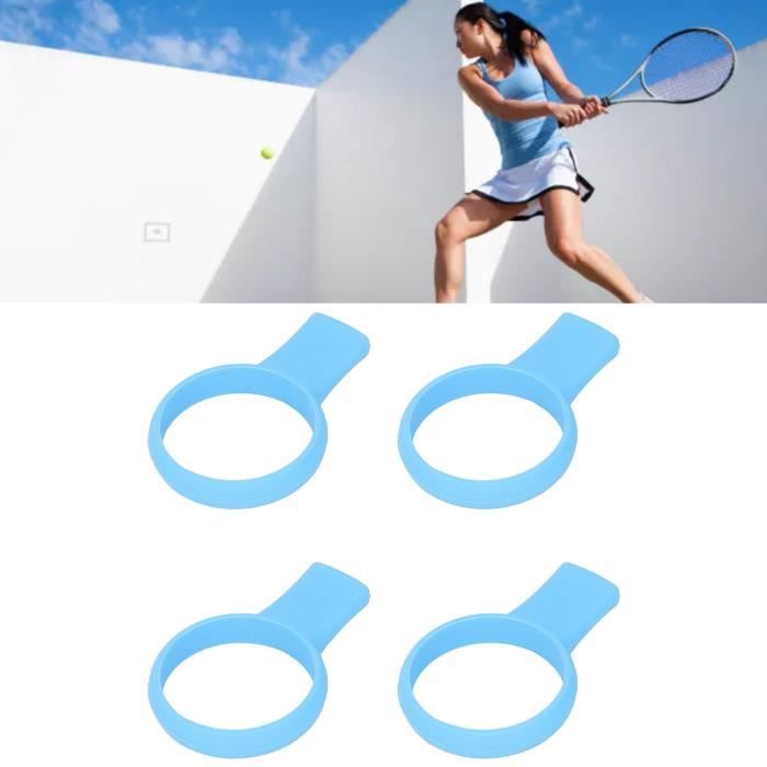Amortisseurs Raquette Tennis Silicone - 6 Pièces Forme Patte De Chat - Blanc Rose - Réduit Les Vibrations - 7