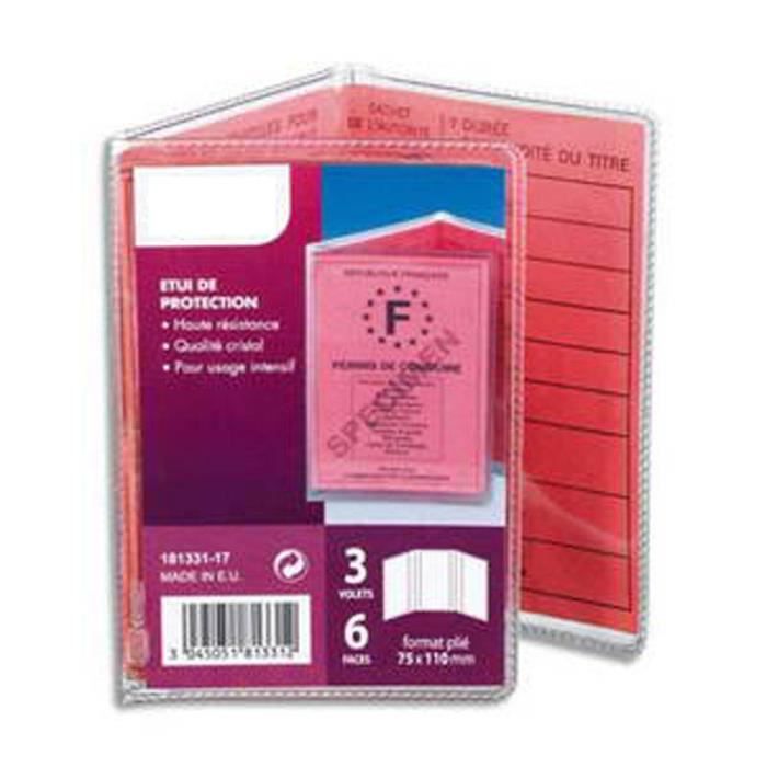 TROIKA Jumbo CDC78/TI Étui Cartes De Visite 30 Cartes - Aluminium Titane - Design Original Allemand