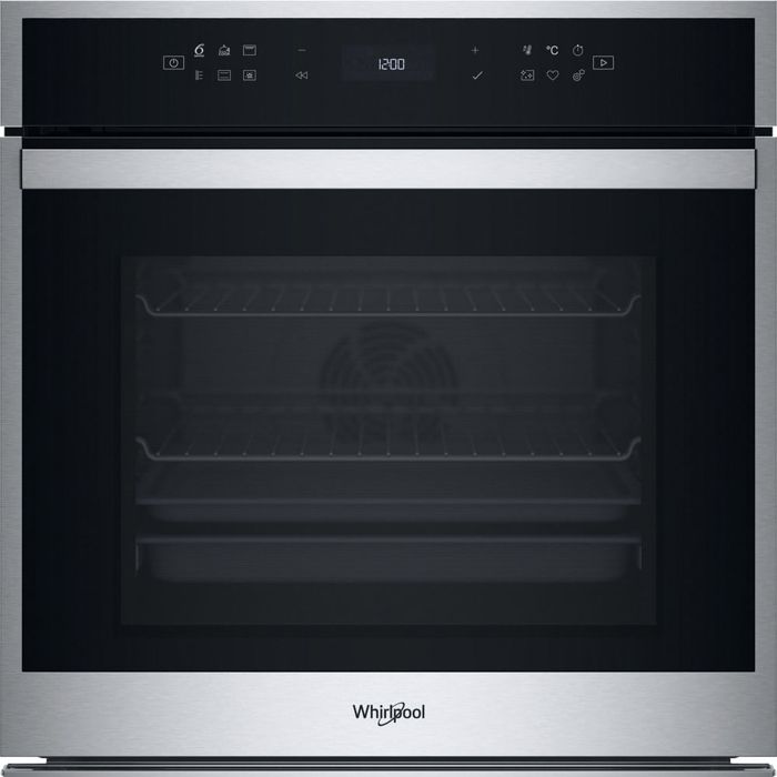 WHIRLPOOL Four pyrolyse 73 6e sens inox WOI68PT1SXAF - vue 3