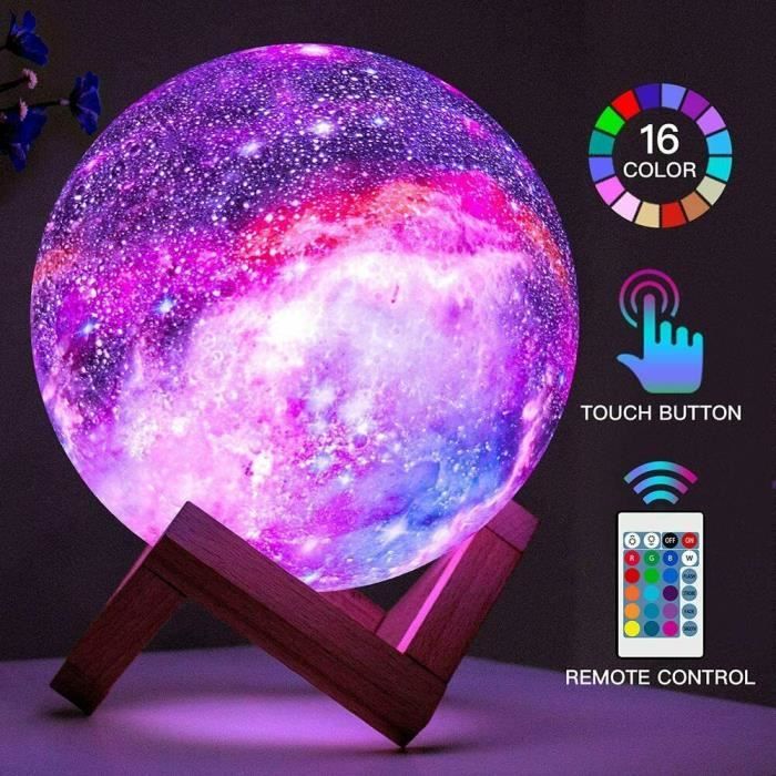 Lampe 3D LED Stitch - Veilleuse Multicolore Télécommande USB - NEUVE