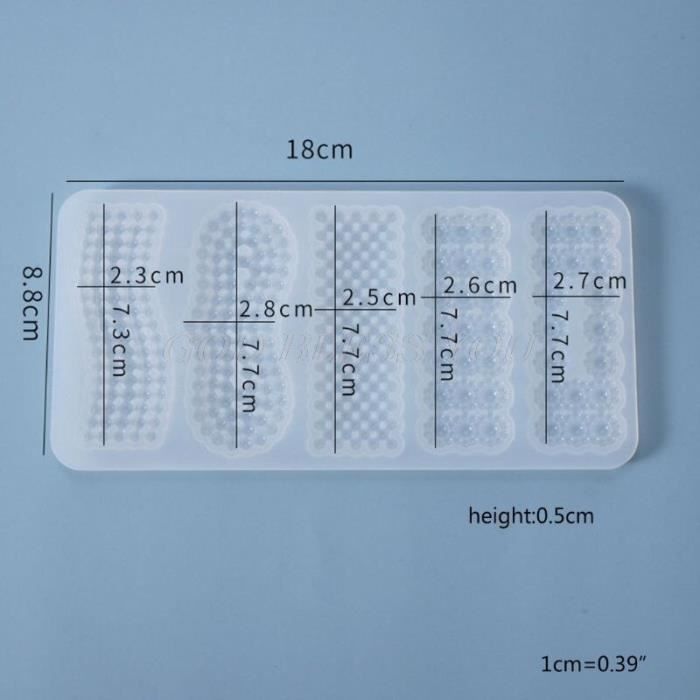 Moule En Silicone Pour Épingles à Cheveux Anneome - Résine Époxy Créative Et Facile