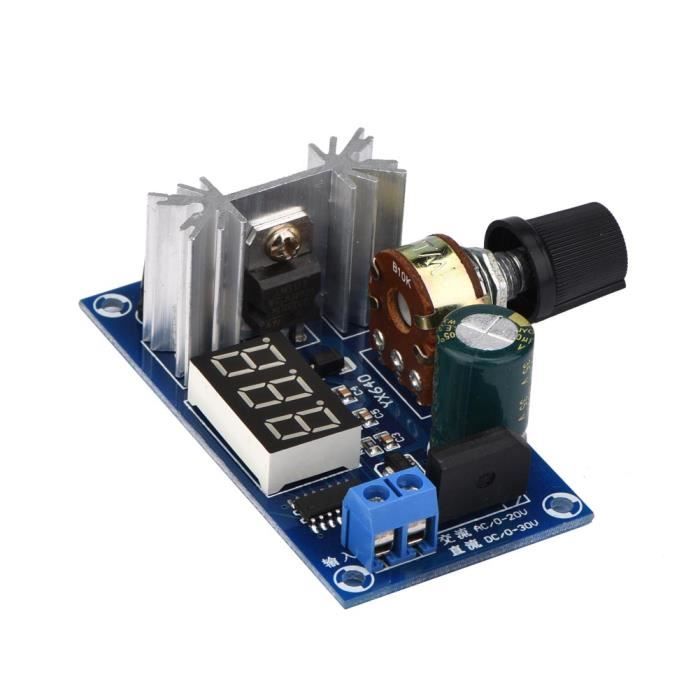 Dc Control Module ZJCHAO Régulateur de puissance LM317 Adjustable Voltage Regulator, DC ...