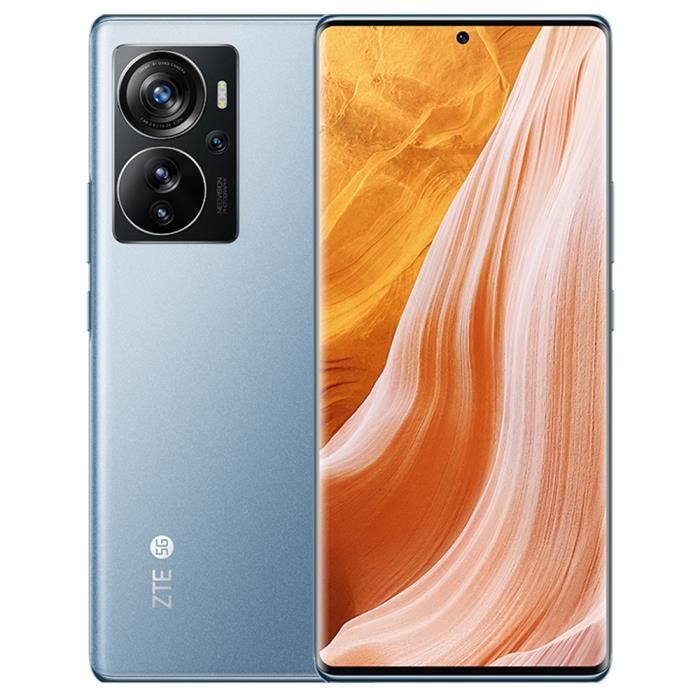 ZTE Axon 40 Pro 8+128Go 5G Téléphone Bleu Qualcomm® Snapdragon™ 870 6.67\