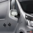 Protection Exterieure - Coques de Rétroviseurs pour Renault Trafic III 2x Plastique ABS Chromé-1