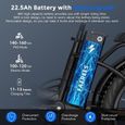 Vélo électrique pliant FAFREES F20 Max Batterie Samsung 48V 22,5 Ah - Autonomie 160 km - 500 W - 20*4.0 pouces-1