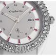 Orphelia   OR22171171   Montre Femme   Quartz Analogique   Cadran Multicolore   Bracelet Silicone Blanc-1