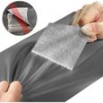 Patch de Réparation Kit Premiers Soins pour Canapé de Siège de Voiture Meubles Vestes Sac À Main Gris foncé 60x150cm-1