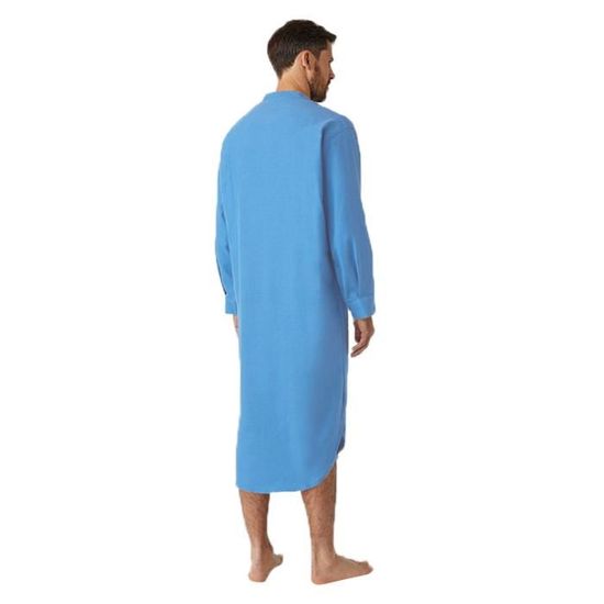 Pyjama Homme Coton - Chemise De Nuit Manches Courtes - Haut Confortable Pour Dormir