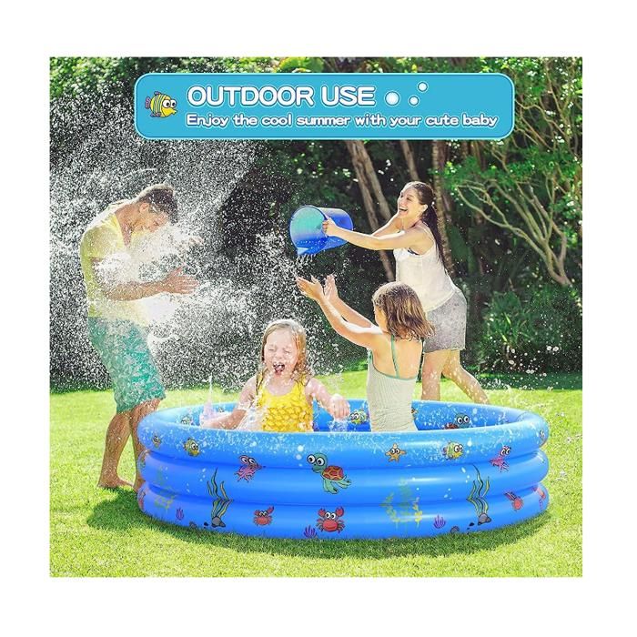 Piscine gonflable de grande taille pour adultes, pataugeoire ronde, pour enfants et adultes, bonne qualité, à usage domestique / Piscines et jeux d'eau
