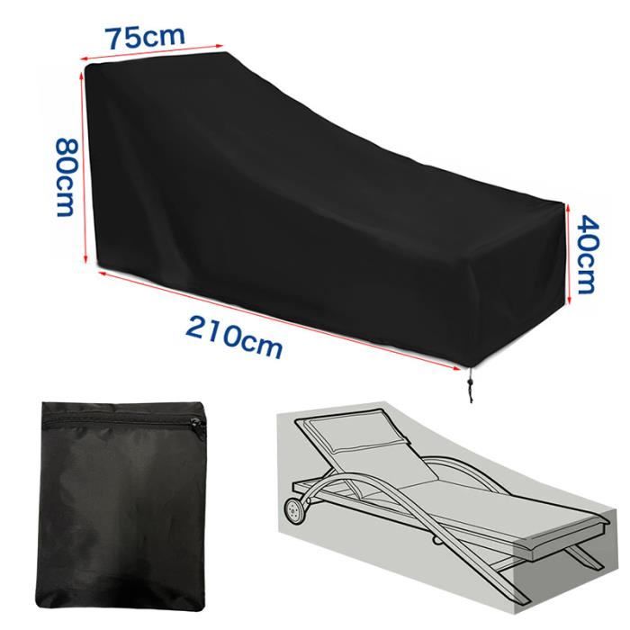 Housse De Canapé Extérieur 210D Résistante à La Poussière Et à L