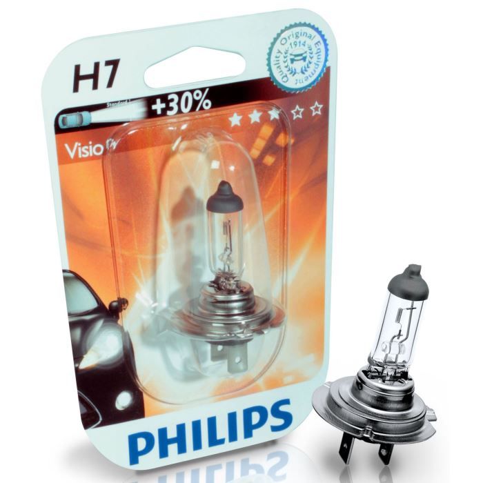Ampoule Philips City Vision Moto H7 12V 55W pas cher - Eco Motos Pièces