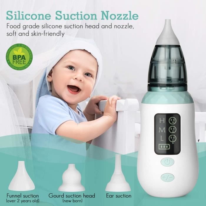 Aspirateur Nasal Bebe Électrique, 2025 Nouveau Mouche Bébé