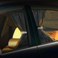 Rideau pare-soleil universel pour vitres latérales de voiture, 2 pièces, taille S,L GY-S-2