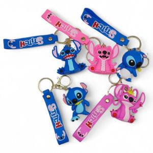 Porte-clés Chat Paresseux Cœur Rose Amusant Dessin Animé Chaton Mignon Porte -Clés Pour Animal Cadeau D'Anniversaire Fille