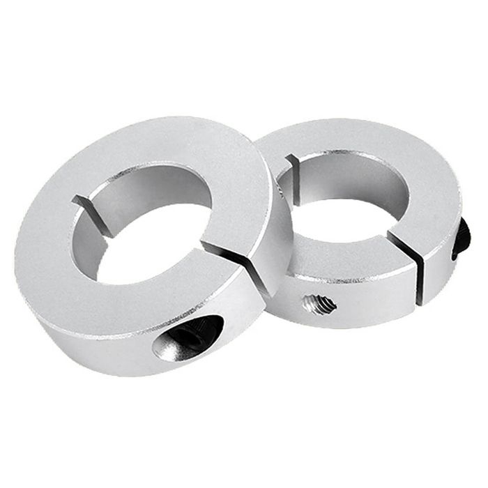 QUARKZMAN Lot 8 Colliers à Vis De Serrage 14mm Alésage - Colliers D'Arbre Aluminium 25mm OD 9mm Épaisseur