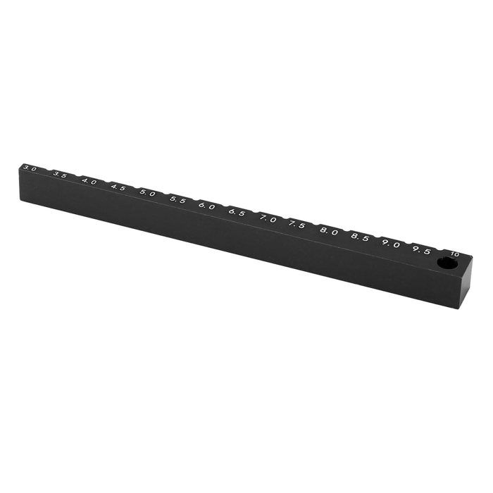 Jauge De Hauteur De Châssis Pour Voiture RC (1/8, 1/10) - Alliage D'aluminium, Mesure De 1.0 à 10 Mm Par 0.5 Mm - Outil De Réglage Précis