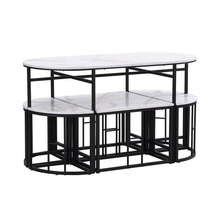 Lot De 6 Sets De Table En Plastique Pour Table à Manger, Gardent La
