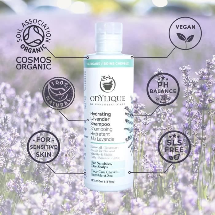 BLEU LAVANDE - Shampooing hydratant naturel 2 en 1 Lavande