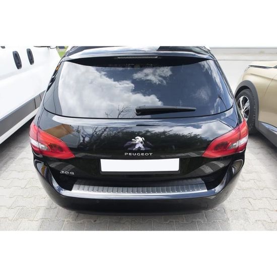 film de protection de peinture sur mesure raclette Premium pour 308 SW 2014-2017 alu bross/é noir BLACKSHELL protection pour seuil de chargement protection pare-chocs